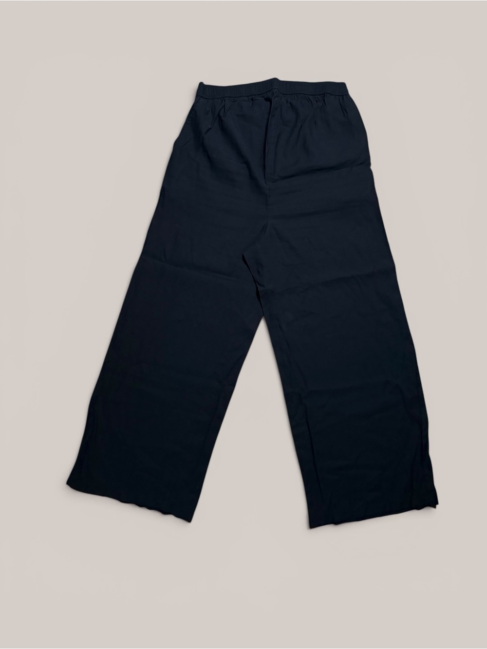 Isabel by Ingrid Isabel Maternity Black Wide Leg Culotte Pants
